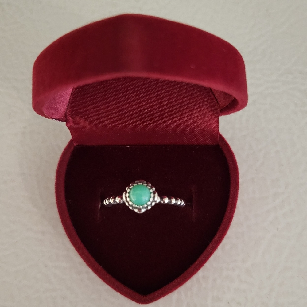 PANDORA AUTHENTIC MAY BIRTHDAY BLOOM RING